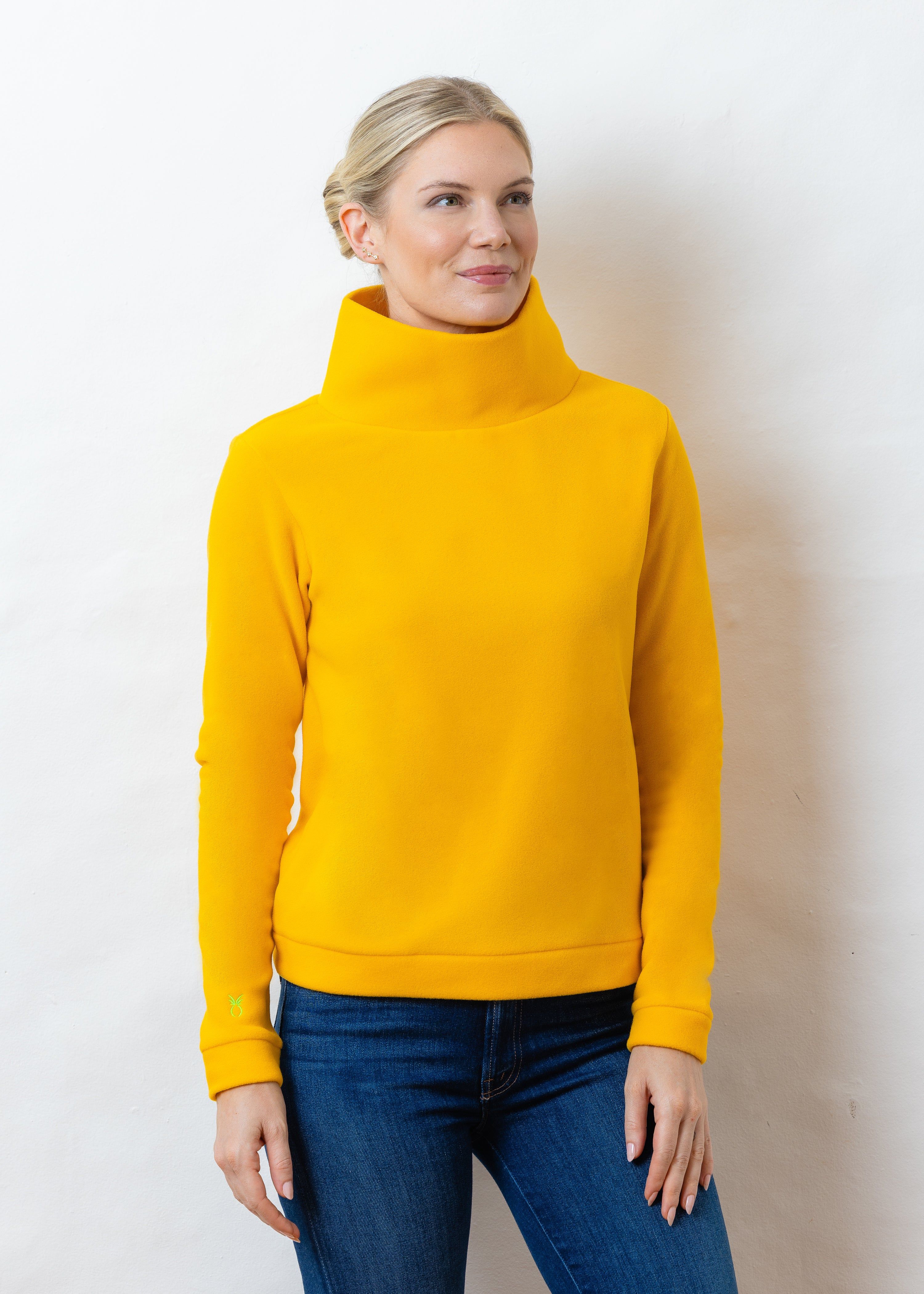 Park Slope Turtleneck (Marigold) | Dudley Stephens