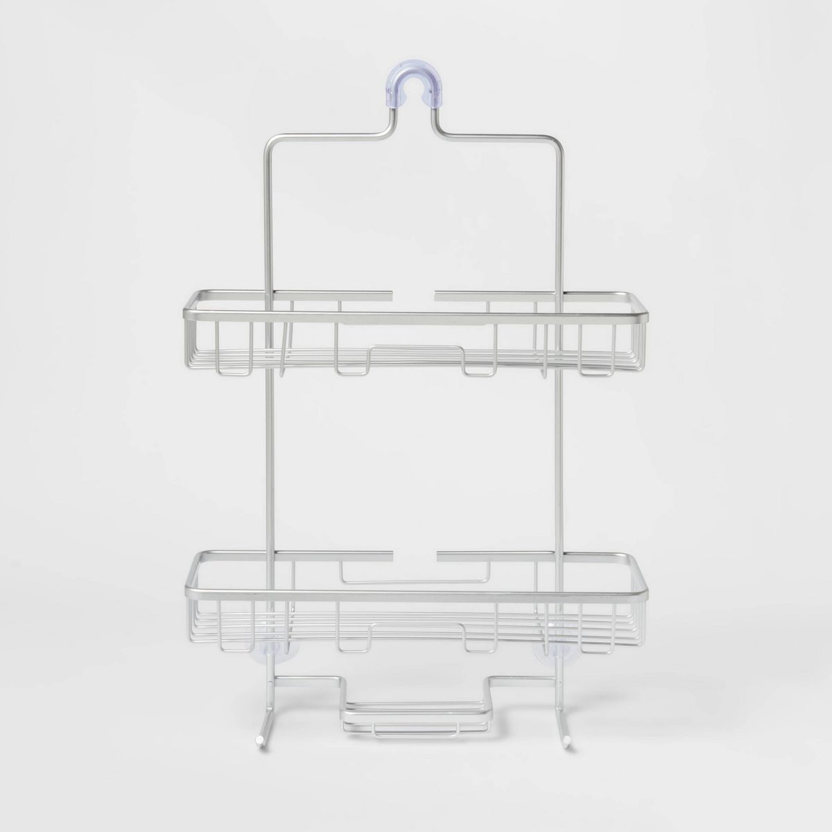Wide Rustproof Shower Caddy with Lock Top Aluminum - Made By Design™ | Target