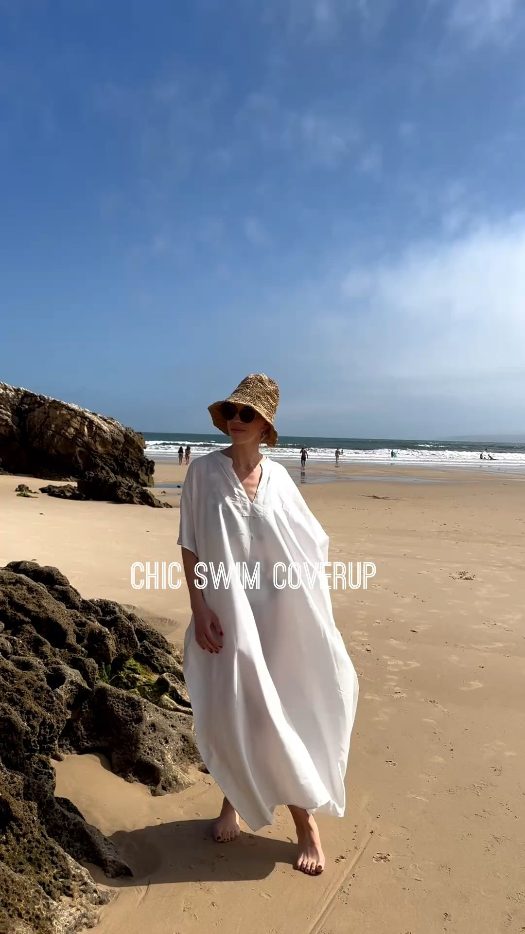 Chic swim coverup - can be worn as a bathing suit cover or with sandals to go out

#LTKSwim #LTKTravel #LTKSeasonal