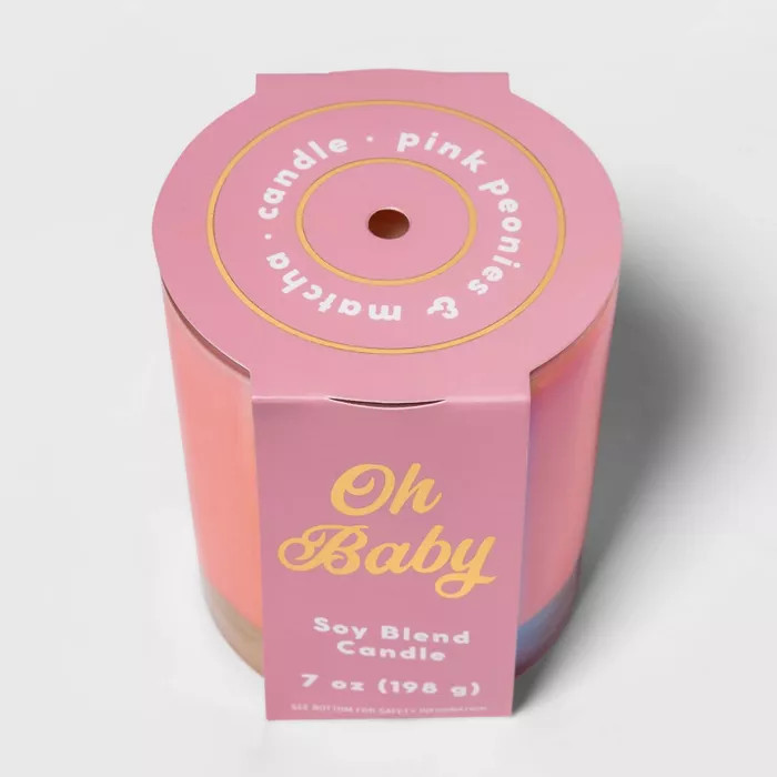 7oz Iridescent Glass Jar Phrase Candles - Opalhouse™ | Target