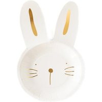 Bunny Plates With Gold Accents | Etsy (US)