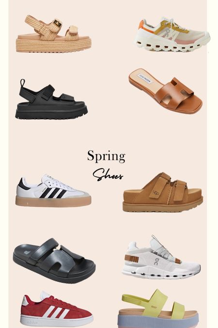 What we’re seeing as some of the new spring shoes!! From tennis shoes to sandals to comfy loungy shoes! 

#LTKstyletip #LTKU #LTKshoecrush