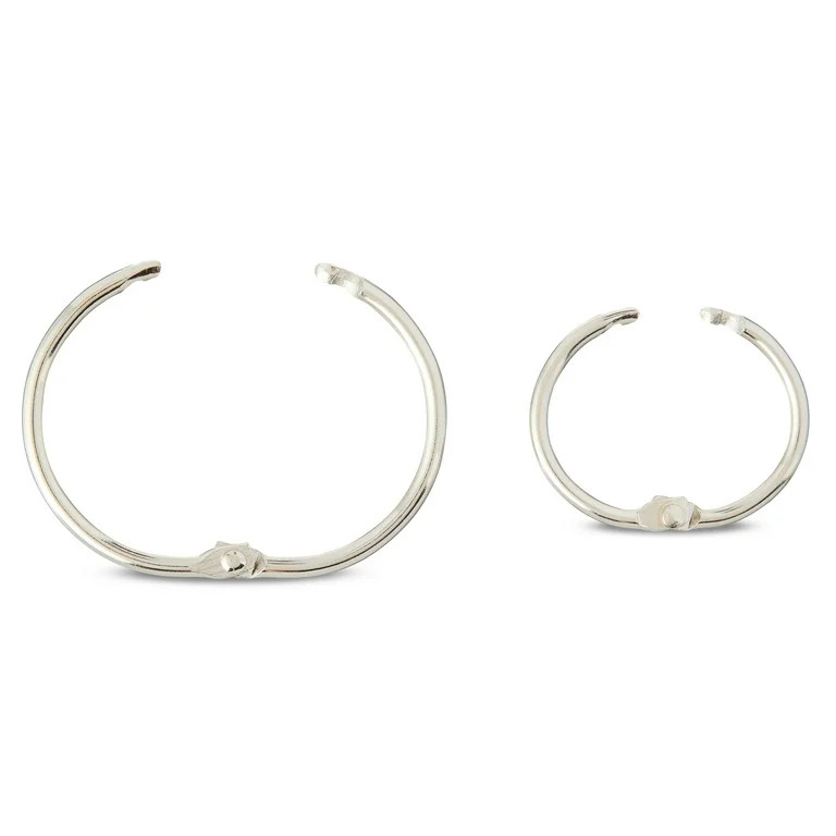 Pen+Gear Book Rings, Assorted Sizes, 8 Count | Walmart (US)