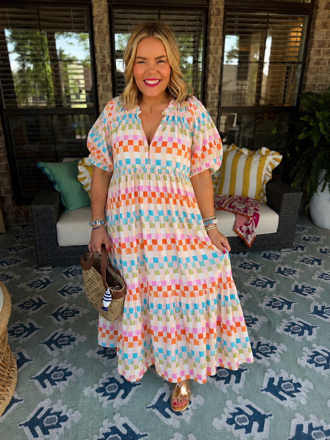 How FUN is this maxi?? 

 #LTKgrwm #LTKootd #LTKSeasonal