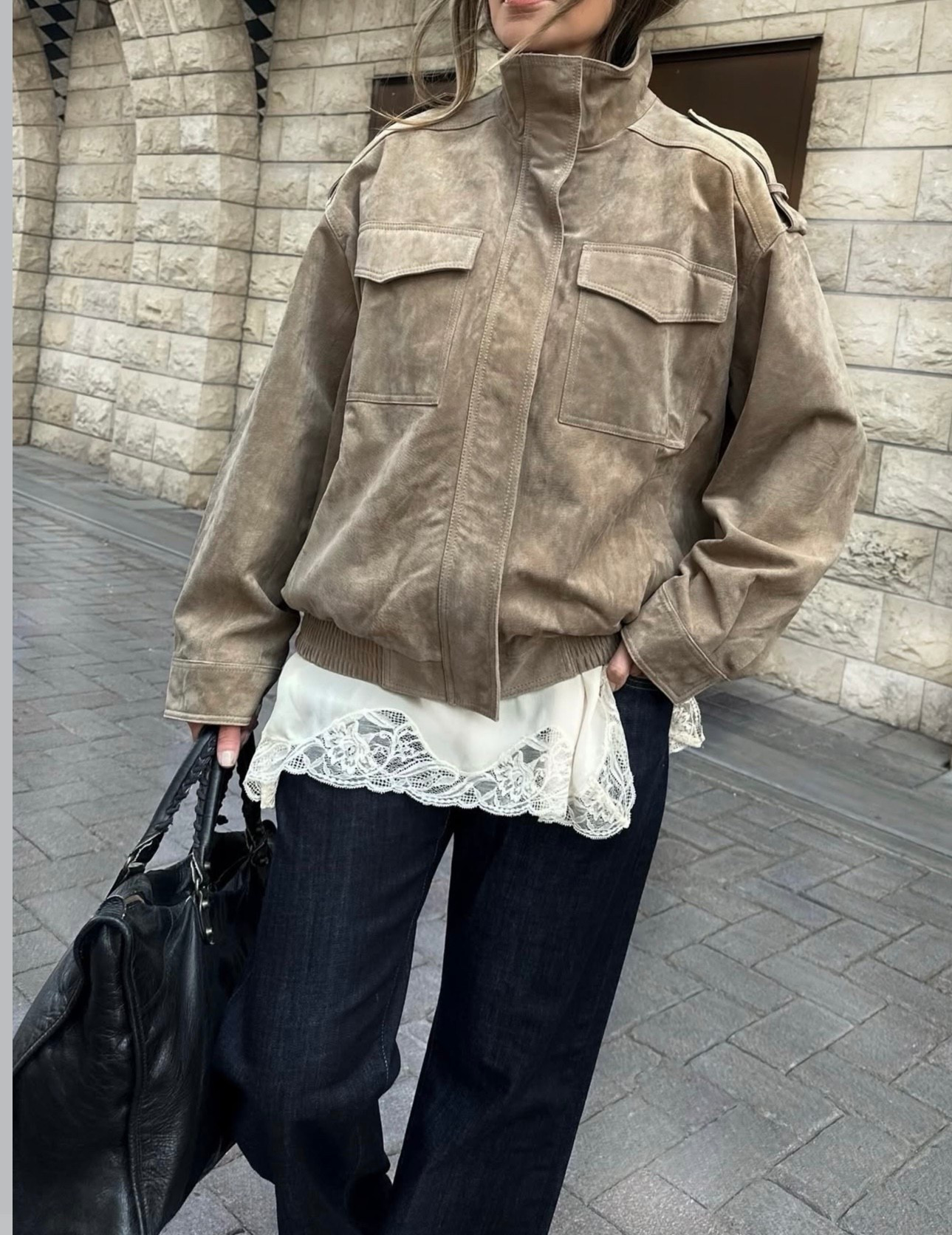 Zara jacket back in stock!
Wearing a size medium 

#LTKSeasonal #LTKgrwm #LTKootd