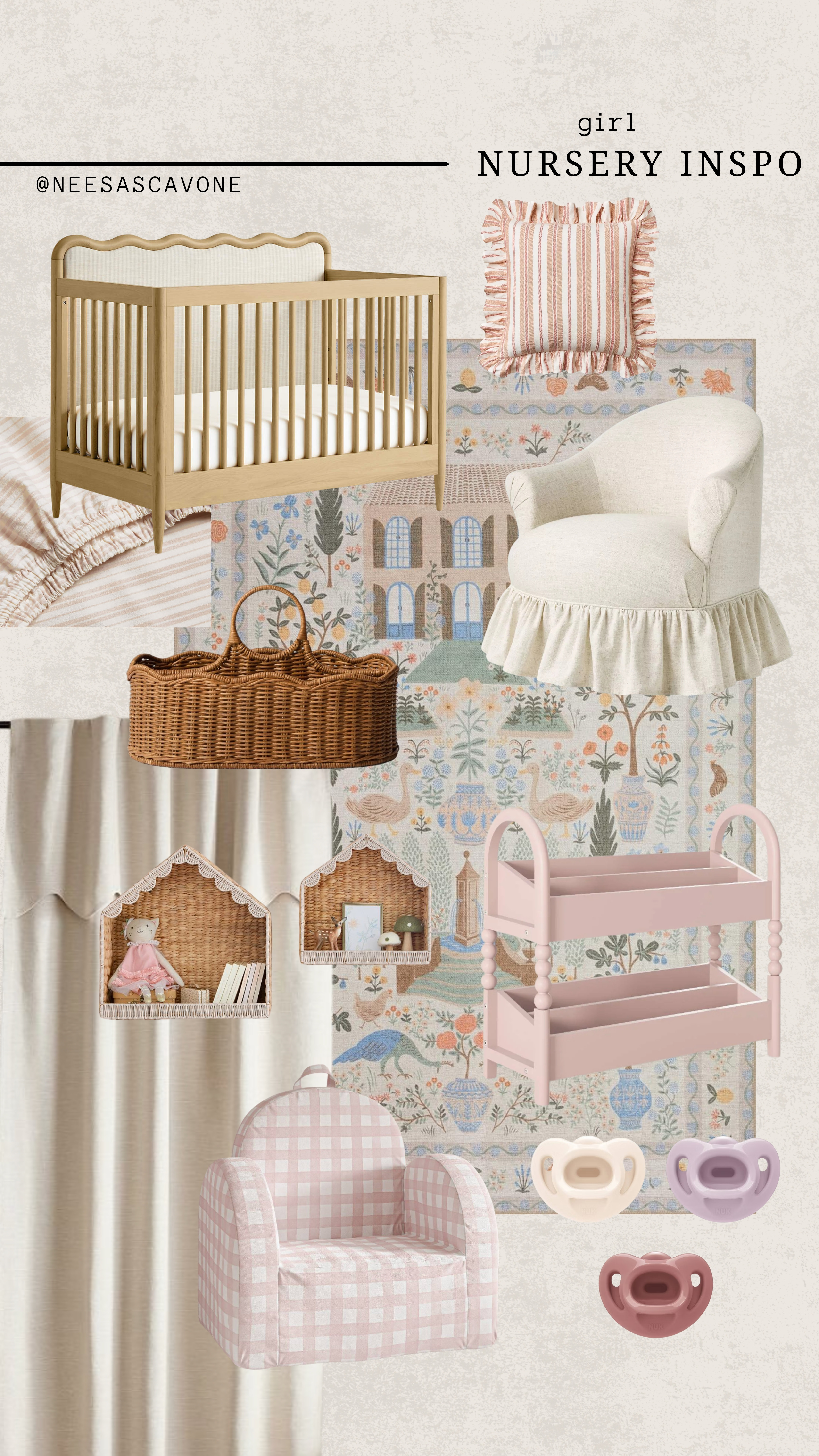 Dreaming up the sweetest girl nursery 🥹🎀 Soft florals, warm wood tones, and all the cozy + timeless pieces… this is the vibe I’m LOVING right now. I wanted something feminine but still neutral and calming ✨ Saving all of these pieces for when the time comes 🤍 Linking everything because this combo is just too good!!

#nurseryinspo #girlsnursery #nurserydecor #babyroomideas #nurserydesign #neutralnursery #girlydecor #babygirlroom #nurseryinspiration #homedecorideas #cozynursery #targethome #nurserystyle #momtobe #ltkhome #ltkfamily #ltkfinds #nurseryideas #interiordesigninspo #trendinghome 

 #LTKHome #LTKBaby #LTKBump