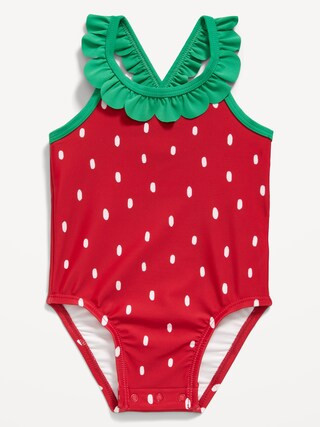 Printed One-Piece Swimsuit for Baby | Old Navy (CA)