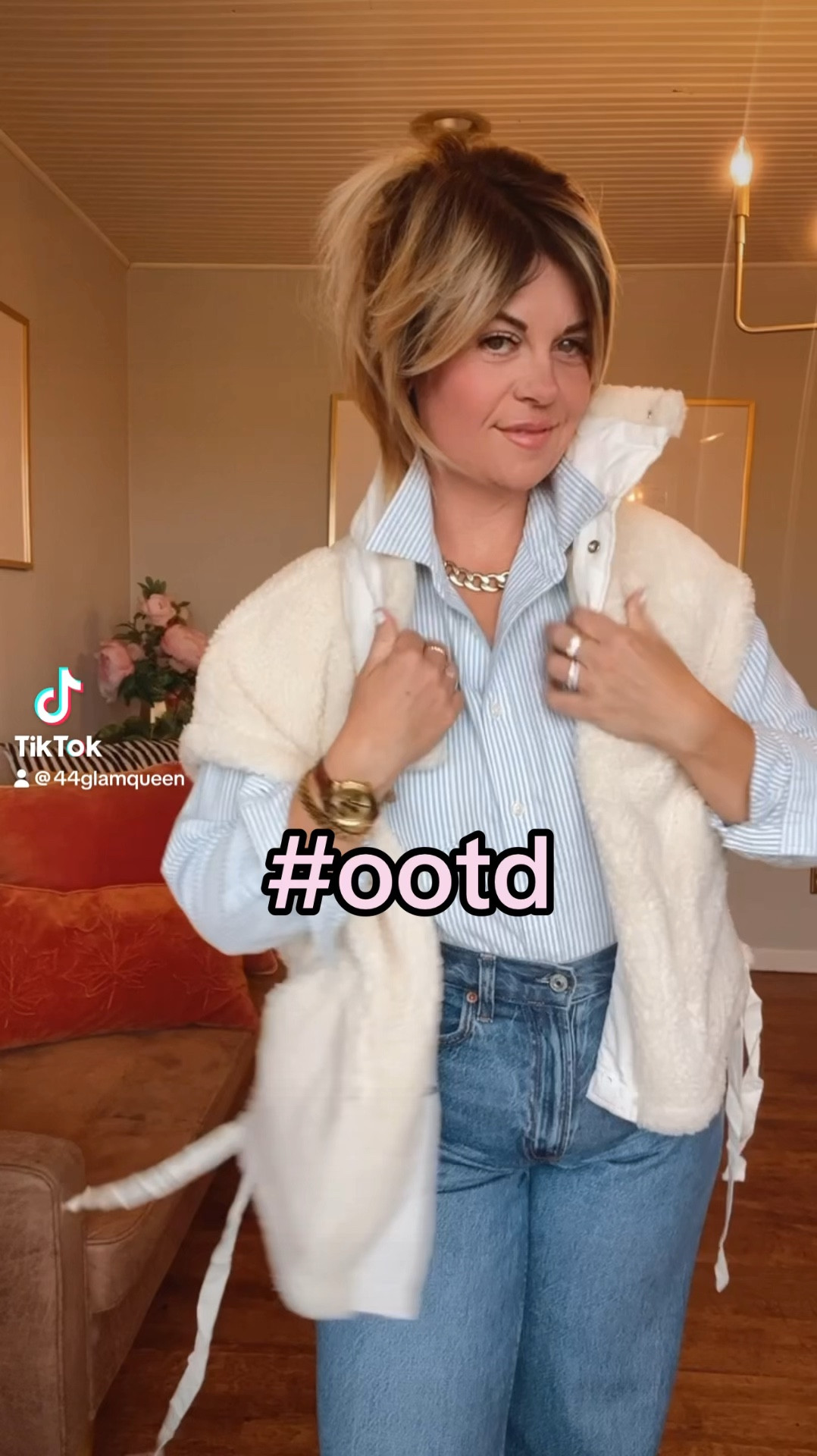 Winter vests 
Collared shirts
Outfit ideas
Fall fits 
Oversized
Abercrombie jeans wide leg
Uggs 

#LTKStyleTip #LTKVideo #LTKSeasonal