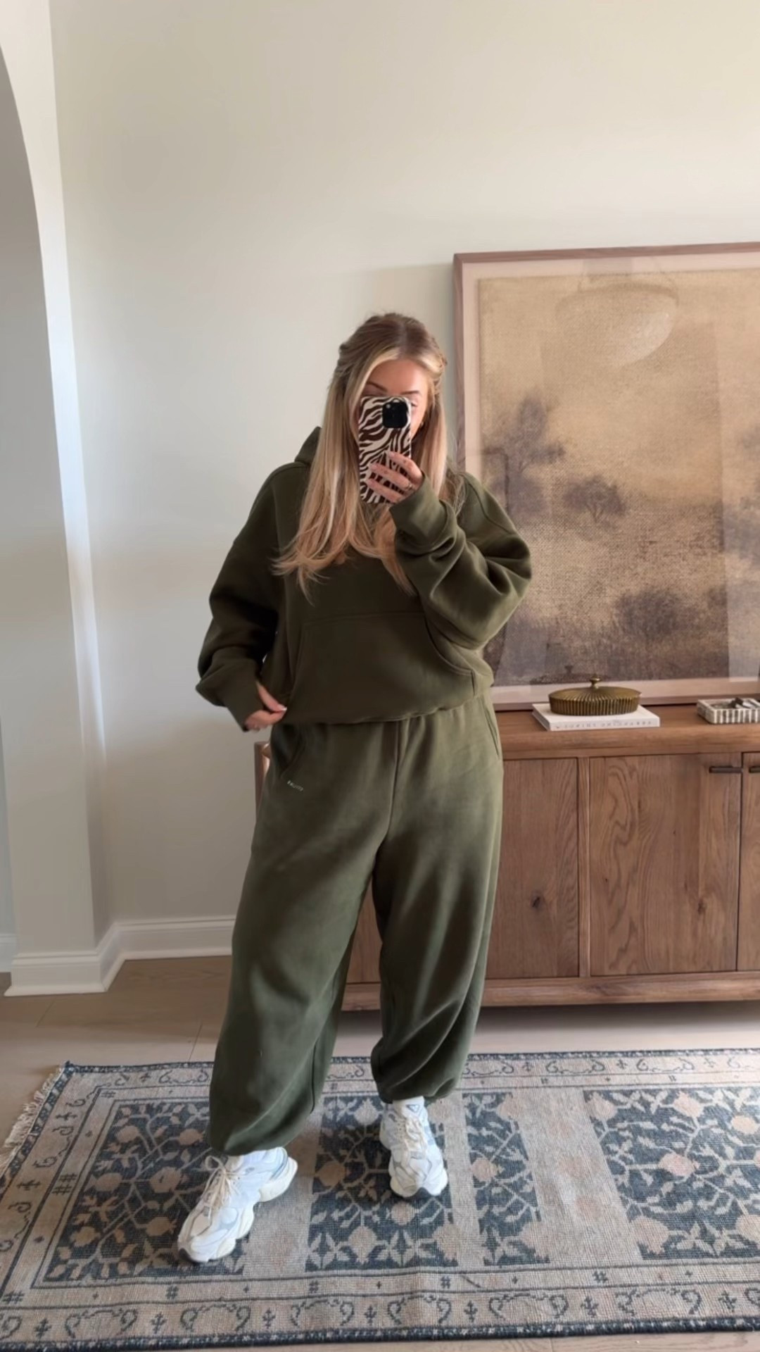 Today’s fit!! Comes in a ton of color ways — wearing a size large in both 🤍