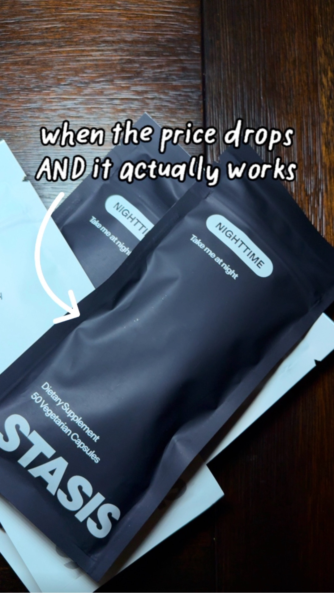 SALE AS OF 03/08/2026 🔗: https://www.tiktok.com/t/ZP9du24psN3q7-czge6/

I'm on my 2nd month taking STASIS, & I almost can't believe that all the hype is real. I can say that I felt the difference the first few days, I didn't even have to wait the full month!

When I would crash, I would really crash and now that transition feels so much smoother.

*results may vary but if you're experiencing what I was experiencing taking stimulant medications for ADHD, I highly recommend trying it to see to if it's for you!

#adhdinwomen #adhdinadults #adultadhd #stasis #neurodivergent #adhd #stimulants 