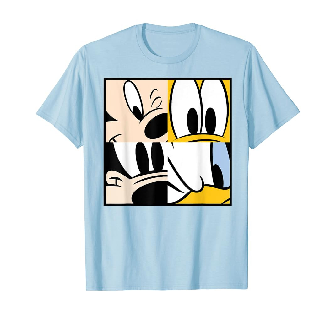 Disney Mickey and Friends 4 Square T-Shirt | Amazon (US)