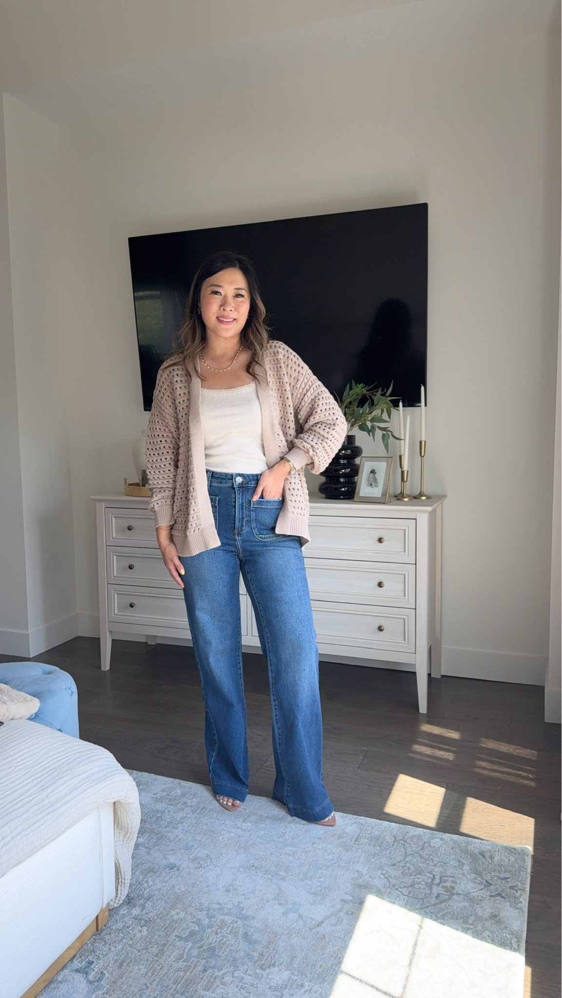 Kohl’s Late Summer Outfits that look designer! 
Tank: Medium Cardigan: Medium Jeans: 8 

Fall style, fall outfit, cardigan, early fall fashion

#LTKSeasonal #LTKSaleAlert #LTKootd