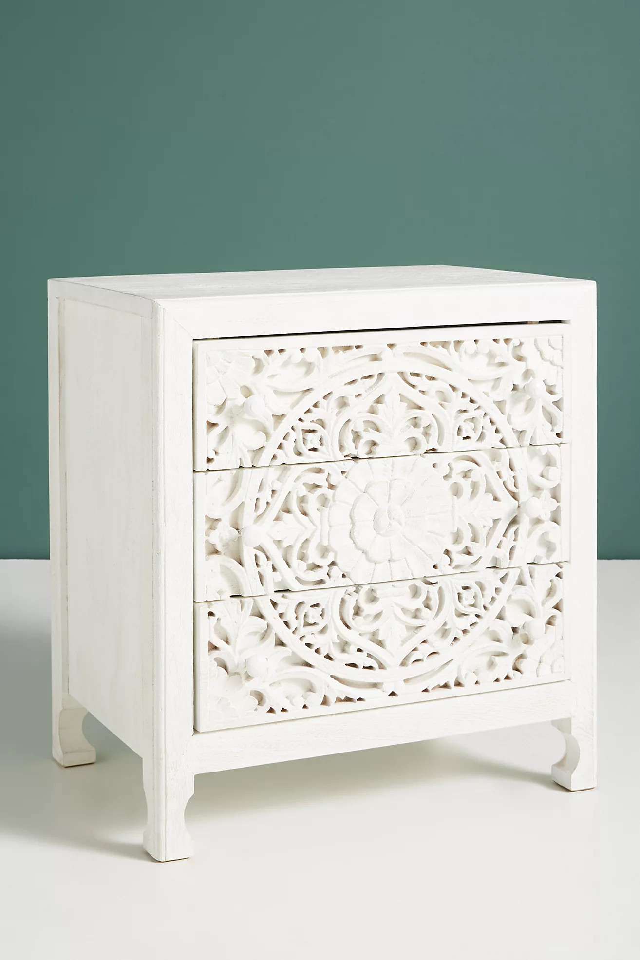 Handcarved Lombok Nightstand | Anthropologie (US)