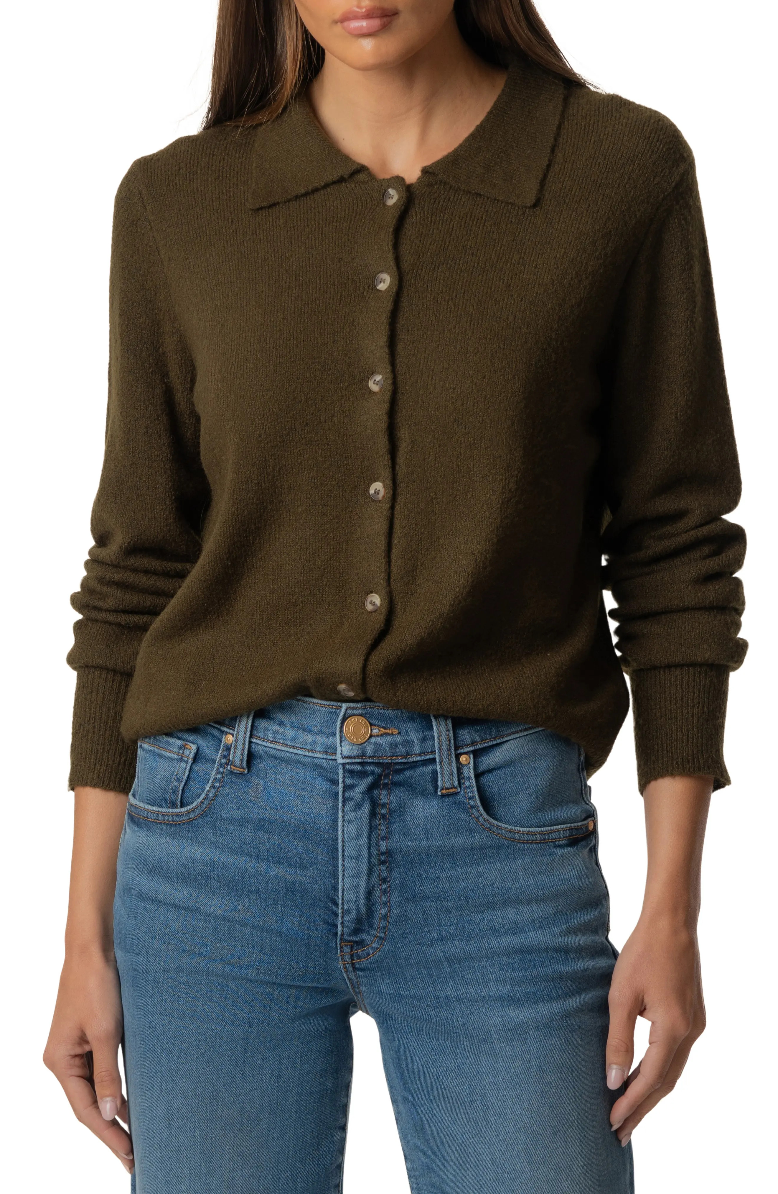 KUT from the Kloth Serafina Polo Cardigan (Women) | Nordstrom | Nordstrom