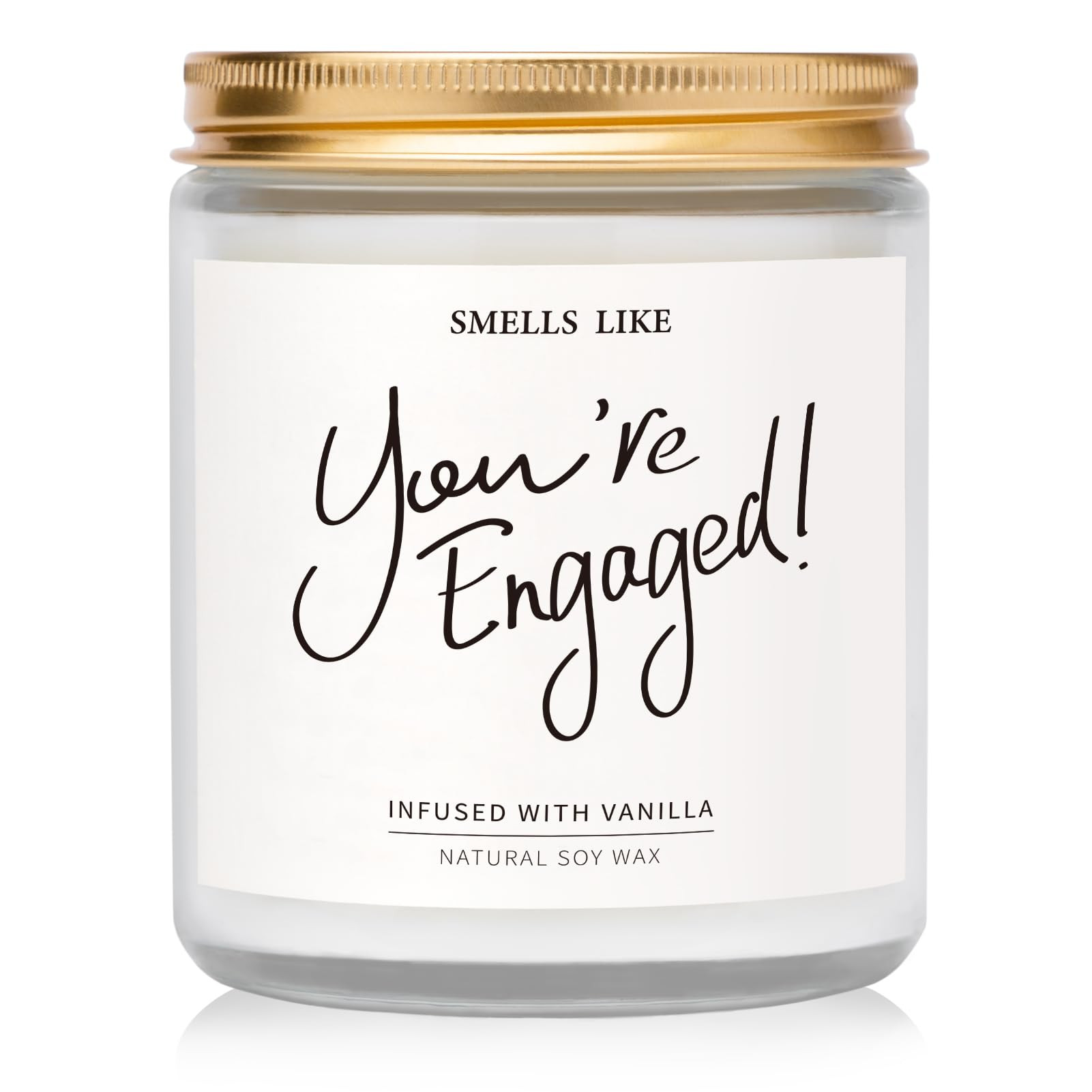 Engagement Gifts for Couples - Vanilla Scented Candles, Gift for Newly Engaged Couples, Engagemen... | Amazon (US)