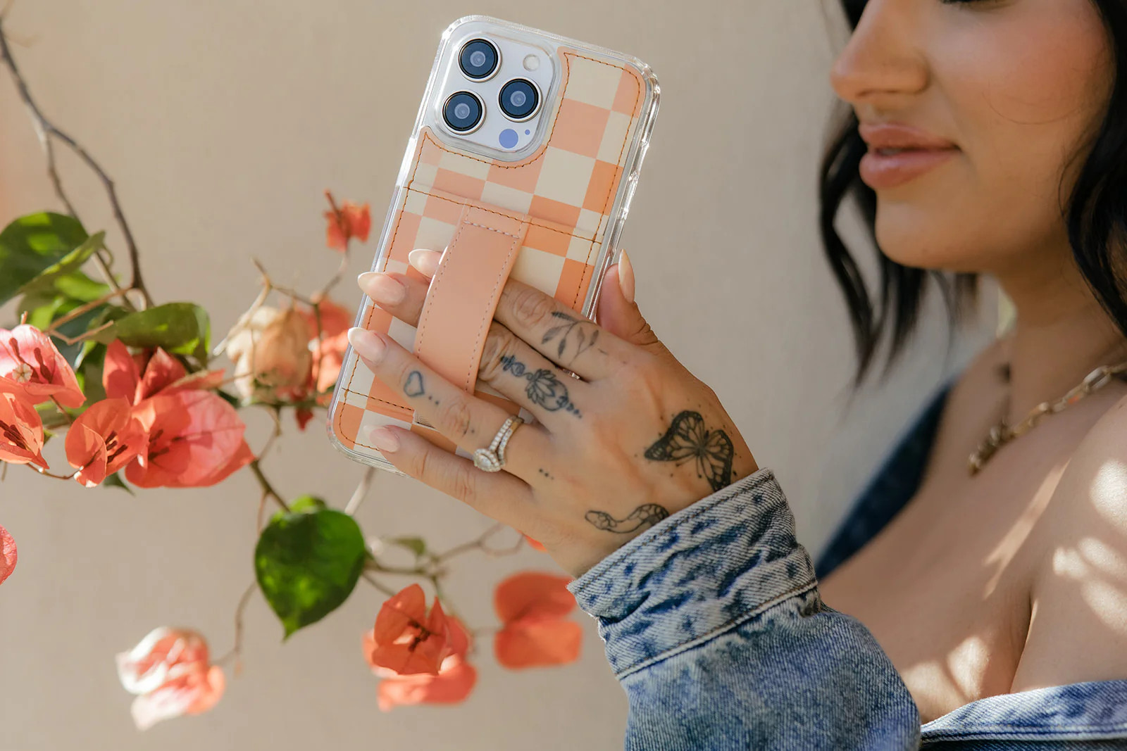 Sunrise in Check by Bethanie Garcia | Walli Cases