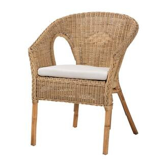 Abbey Natural Rattan Dining Chair | The Home Depot