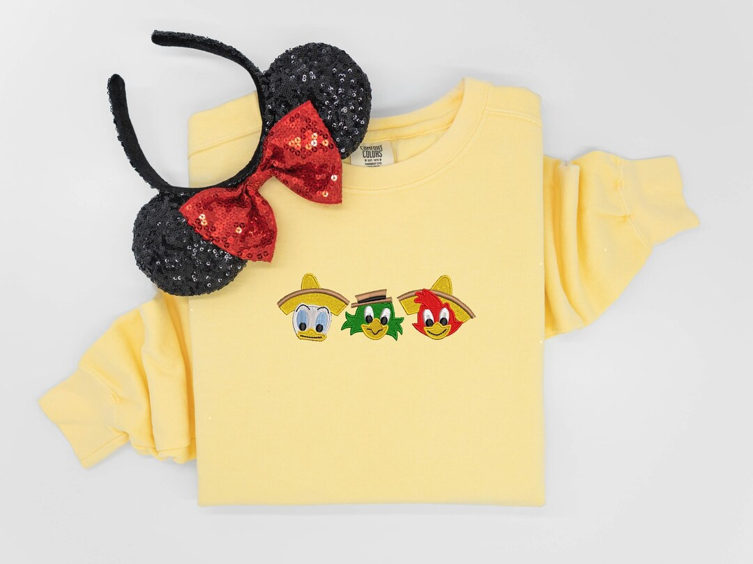 Disney the Three Caballeros Embroidered Shirt – Epcot-inspired Sweatshirt or T-shirt, Three Cab... | Etsy (US)
