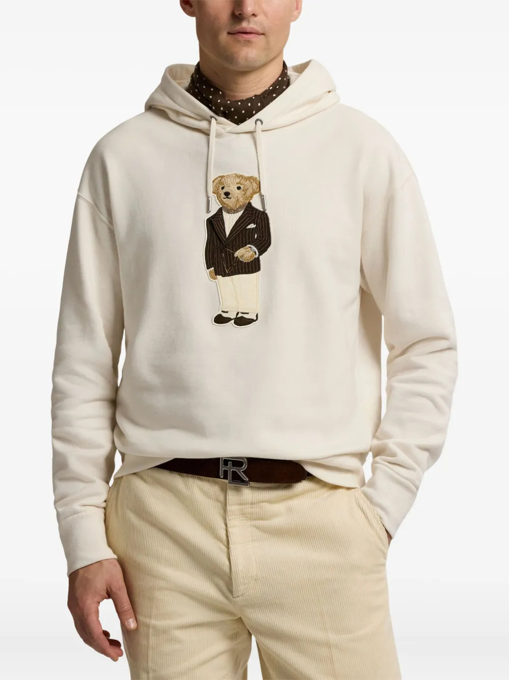 Agasalho com bordado de urso | Farfetch (BR)