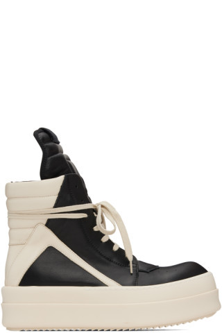 Rick Owens - Black Porterville Mega Bumper Geobasket Sneakers | SSENSE
