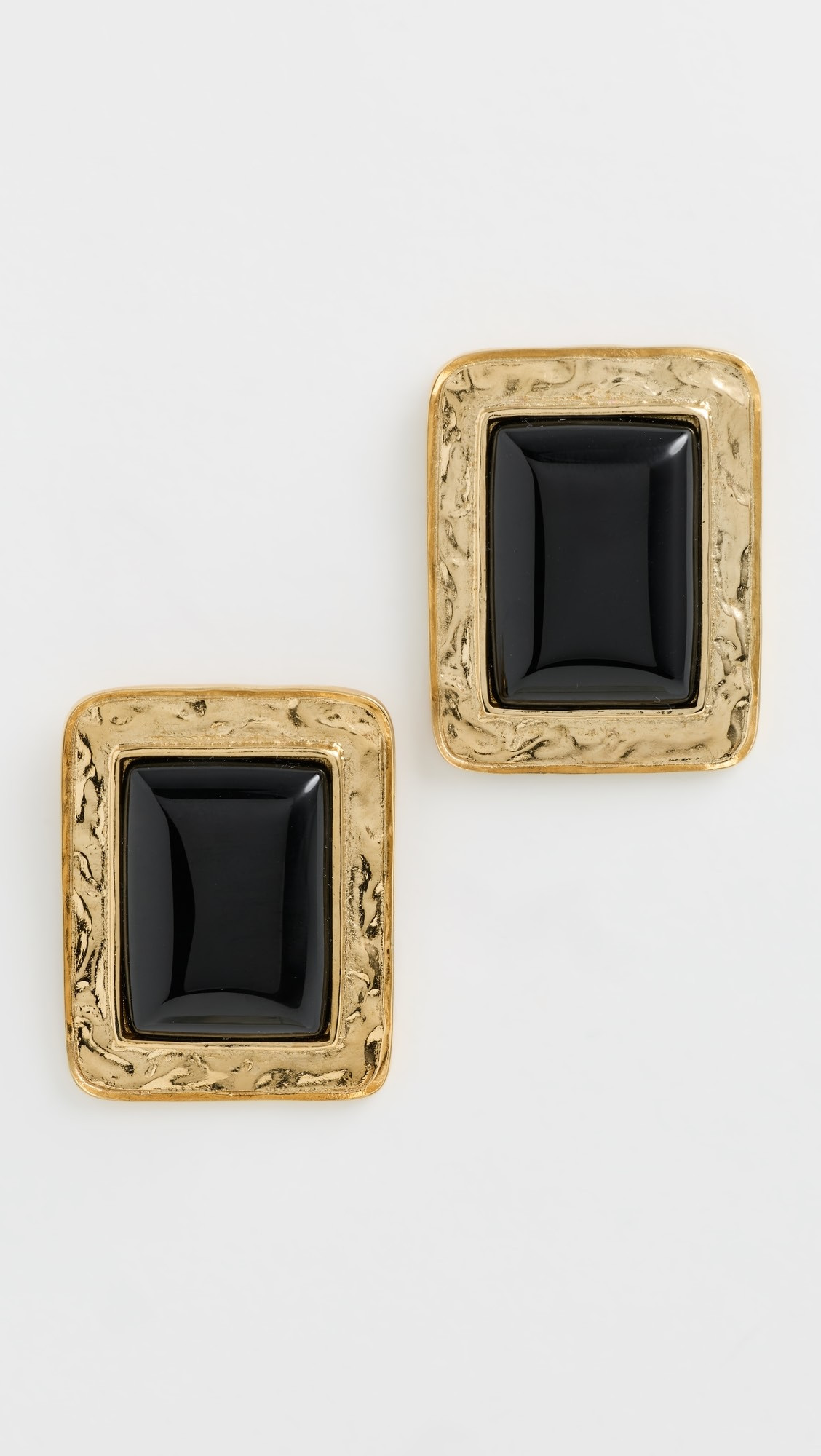 Onyx Rectangle Bold Earrings | Shopbop