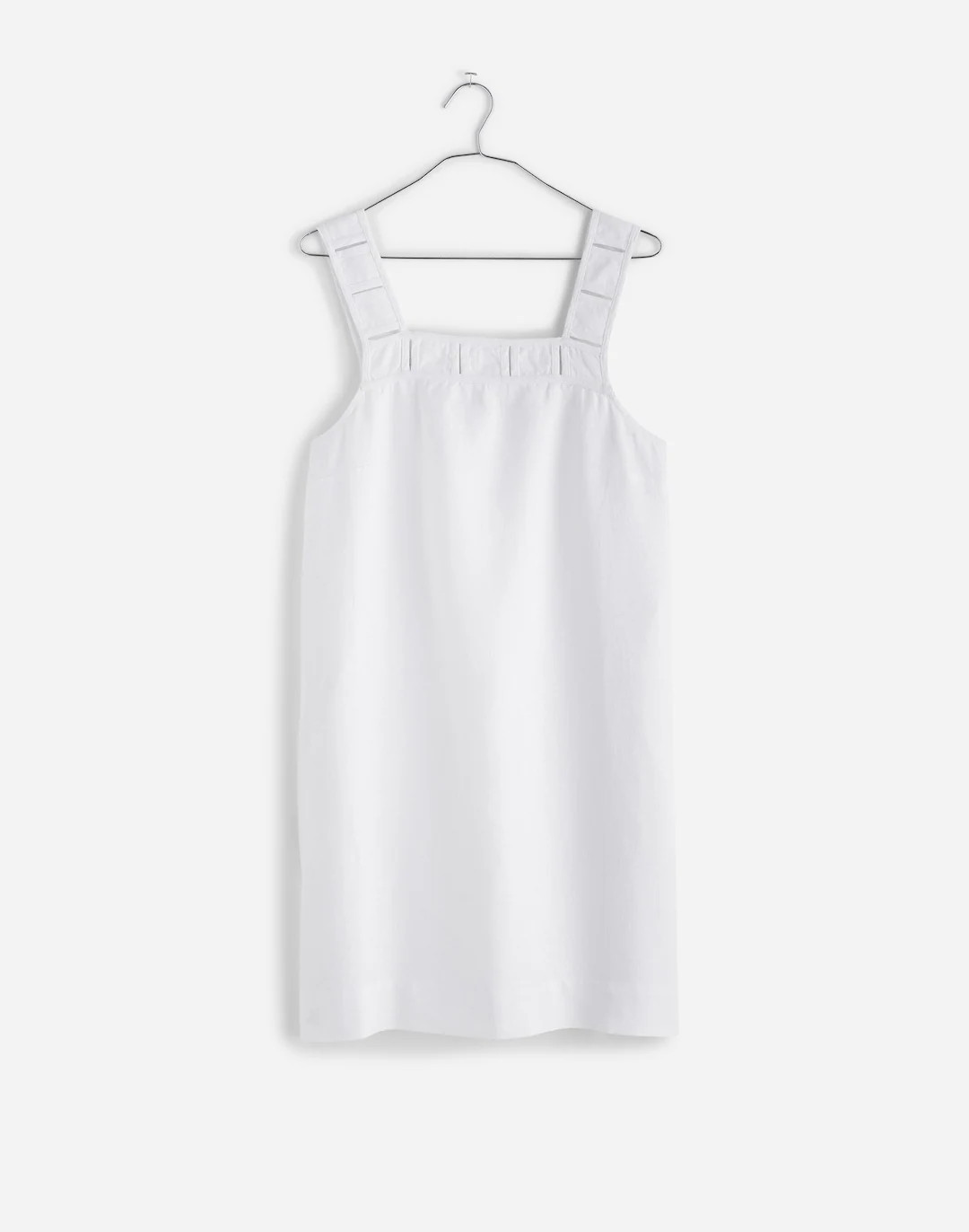 Embroidered Tank Mini Dress in Linen | Madewell