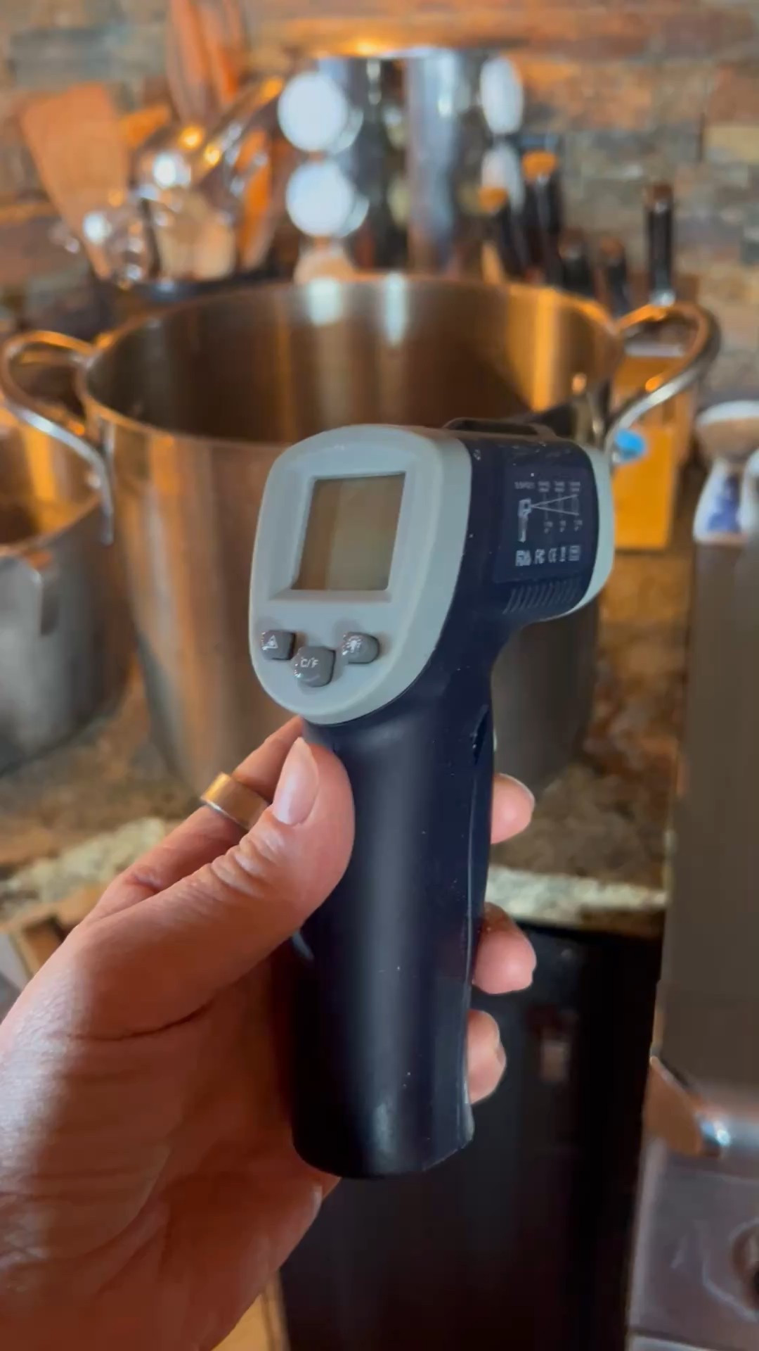 Favorite kitchen thermometer! It combines all of the food thermometers into one, is super fast at reading the temp, and allows distance from the food so you don’t get burnt! 

#kitchen #kitchenhacks #kitchenappliances #kitchentools #appliances #cooking

#LTKFamily #LTKHome #LTKWatchNow