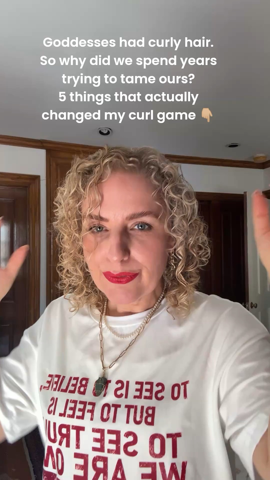 Goddesses had curly hair. So why did we spend years trying to tame ours? 5 things that actually changed my curl game 👇🏼

1. Stop trying to control it.
Curly hair is like a wild horse. Once I stopped fighting the volume. everything changed.

2. Hydration starts with your conditioner.
I use the Le Labo Basil conditioner as a leave-in too. Linked. Curly hair is thirsty. Feed it.

3. One styling product only.
Make it hydrating. Moisture is the whole secret.  ask any curly hair specialist.

4. Mulberry silk bonnet at night.
Linked. I resisted forever. Now I never skip it.

5. Find a stylist who knows curly hair.
You’ll know in 60 seconds. Red flag if they say your ends look uneven -> that’s just how curls fall.

#LTKgrwm #LTKselfcare #LTKBeauty