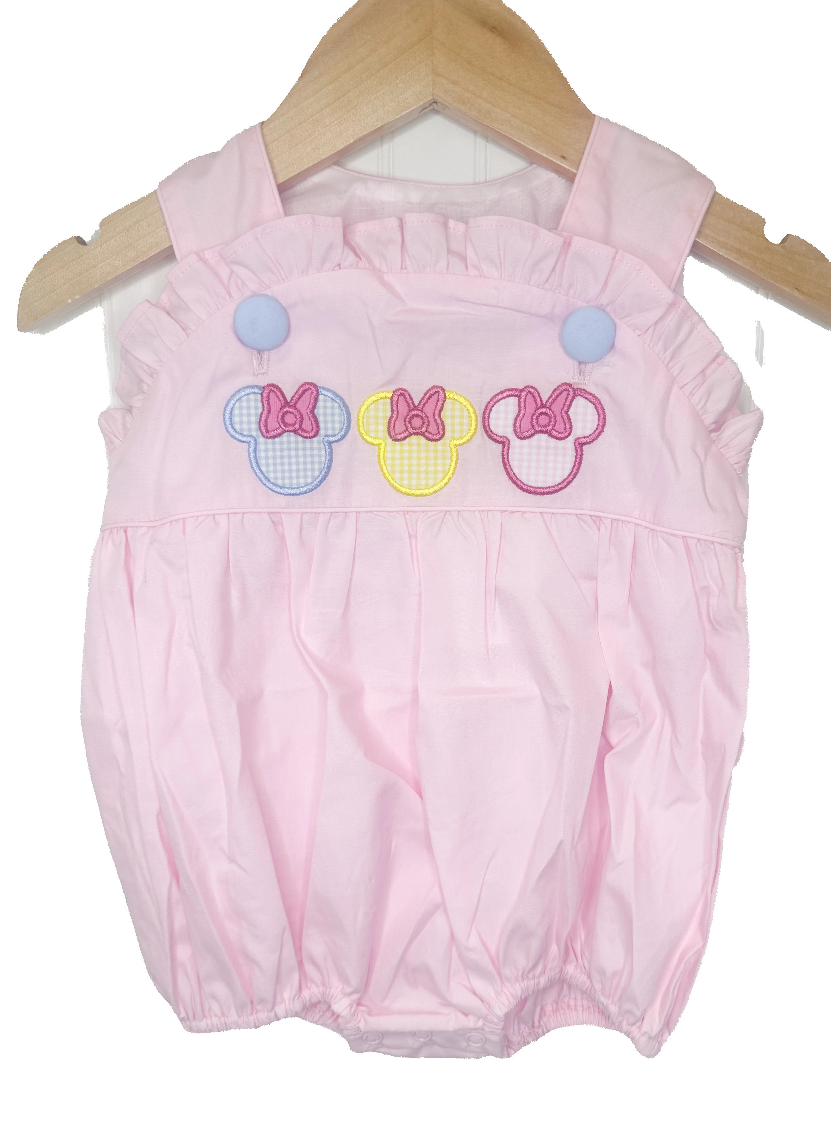 Gingham Mouse Ears Bubble | Tutti Frutti Kids Co