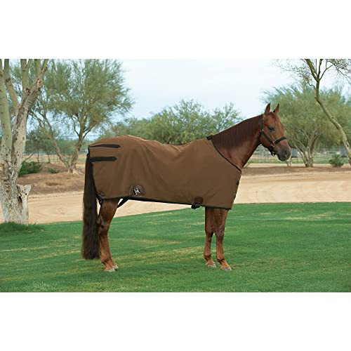 Weaver Leather Basic Canvas Horse Blanket - Weather Resistant- Made from brown 18 oz. duck canvas, 80 | Amazon (US)