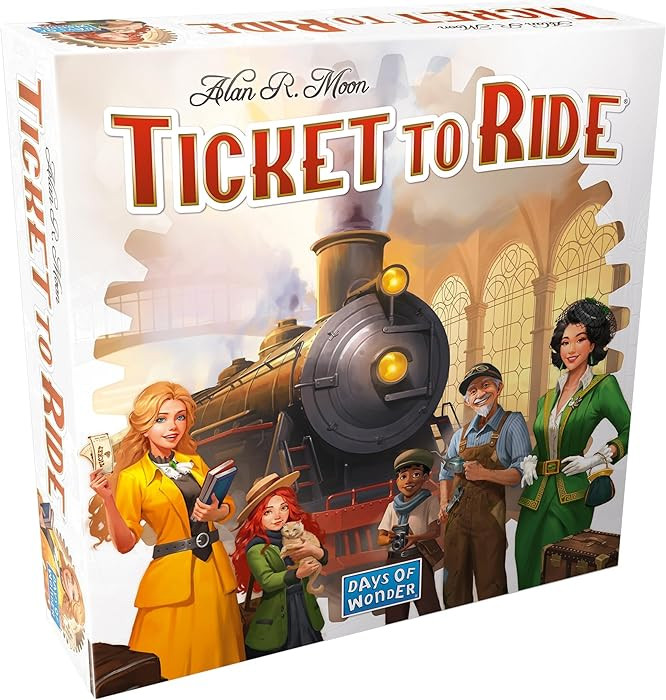 Asmodee Ticket to Ride Board Game (2025 Refresh) - A Cross-Country Train Adventure for Friends an... | Amazon (US)