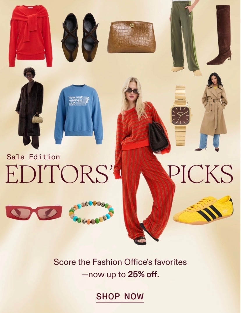 THE FALL EVENT 🍂 15%-25% off 
CODE:FALL 

#fallstyle #shopbop #athleisure #coat #boots flats sweatshirt sweater watch bag jacket candle tote

#LTKSaleAlert #LTKHome #LTKootd