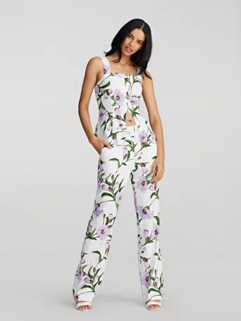 balee floral-print wide-leg pant - gabrielle union collection | New York & Company