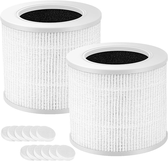 2 Pack Core Mini Filter H13 True HEPA Filters for LEVOIT Core Mini Core Mini-P Air Purifier Repla... | Amazon (US)
