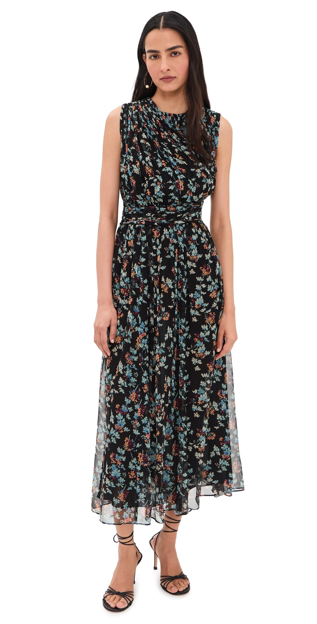 Ulla Johnson Celestina Silk Dress Nightshade 00 | Shopbop