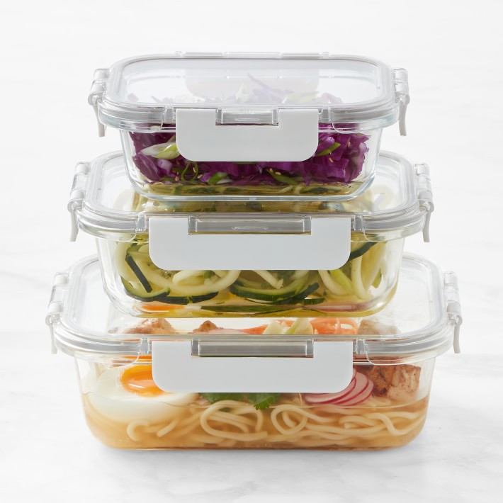 Hold Everything Rectangular Food Storage Containers, 6-Piece Set | Williams-Sonoma
