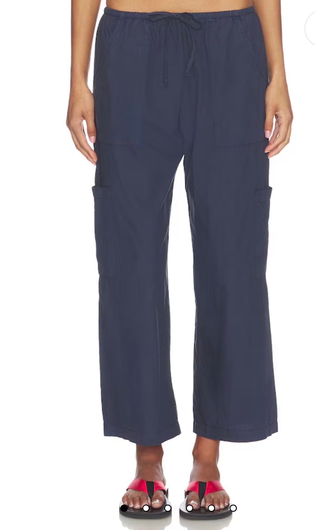 I have and love the taffeta version, so I bought these, and now I have this color and black. I wear a medium. Probably could have gone with the small but prefer a little bigger since it’s cotton.  I didn’t need to hem them.

#LTKPetite