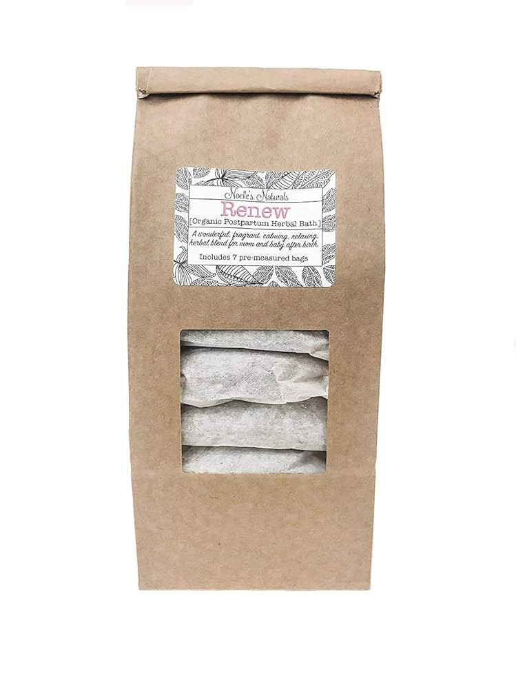 Organic Postpartum Herbal Bath - Pack of 7 sachets - For after childbirth - Sitz Bath - Promotes ... | Amazon (US)