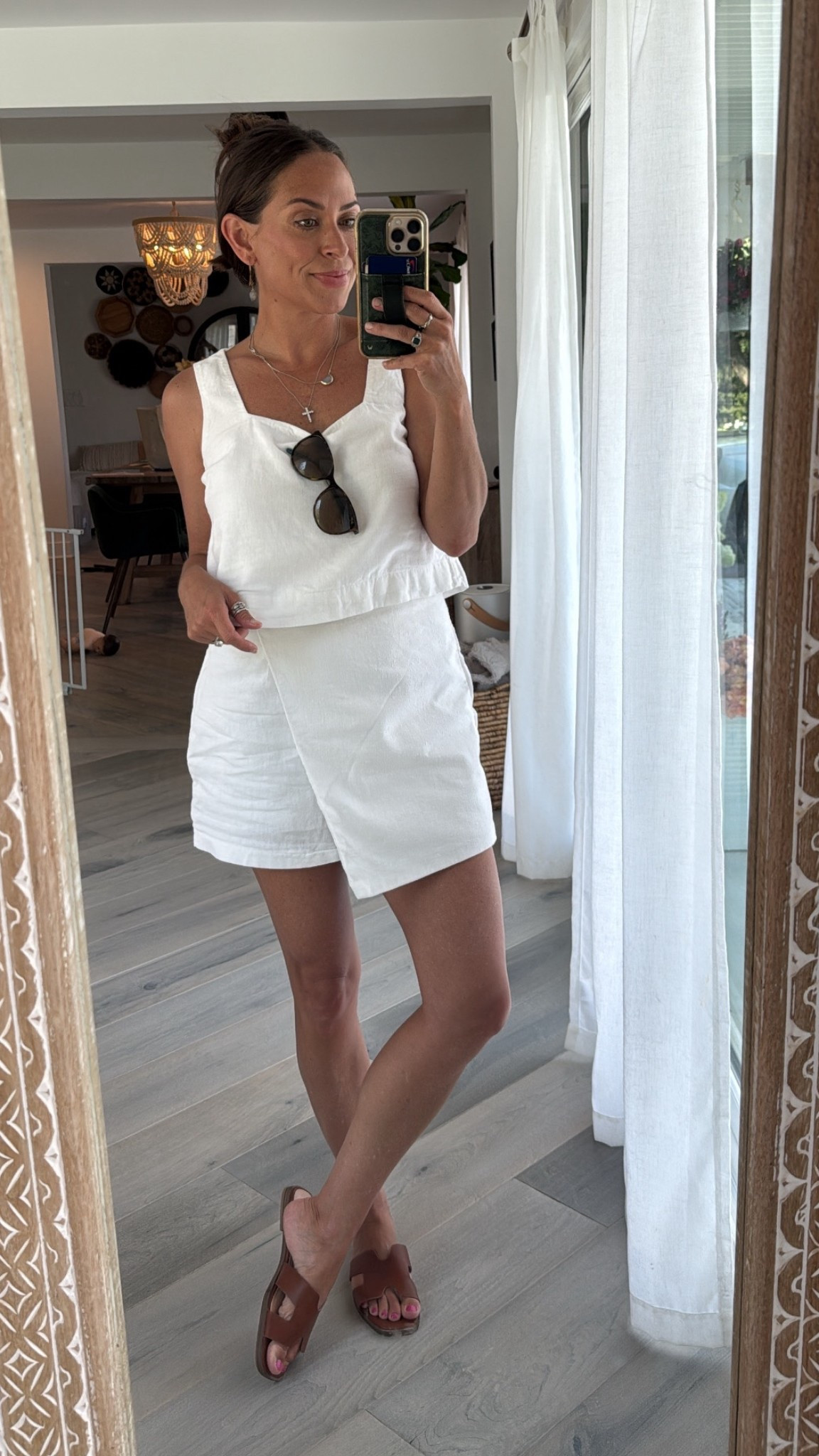 white linen outfit for summer date night! 

white skort | linen two piece outfit | simple linen 

#LTKSeasonal #LTKFindsUnder50 #LTKStyleTip