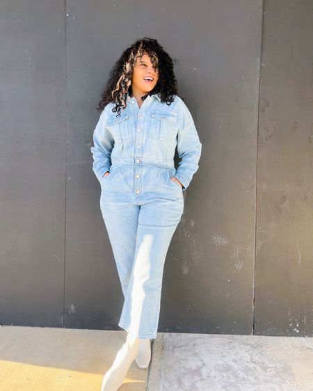 Love a good jumpsuit and this one is 70% off today! I’m linking this and some other great options. 
#denimjumpsuit #dealoftheday #fashionfinds #midsizefashion 

#LTKmidsize #LTKstyletip #LTKsalealert
