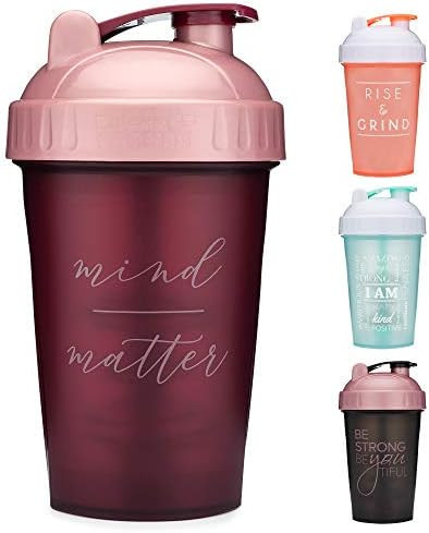 Motivational Quotes on Performa Perfect Shaker Bottle, 20 Ounce Classic Protein Shaker Bottle, Di... | Amazon (US)