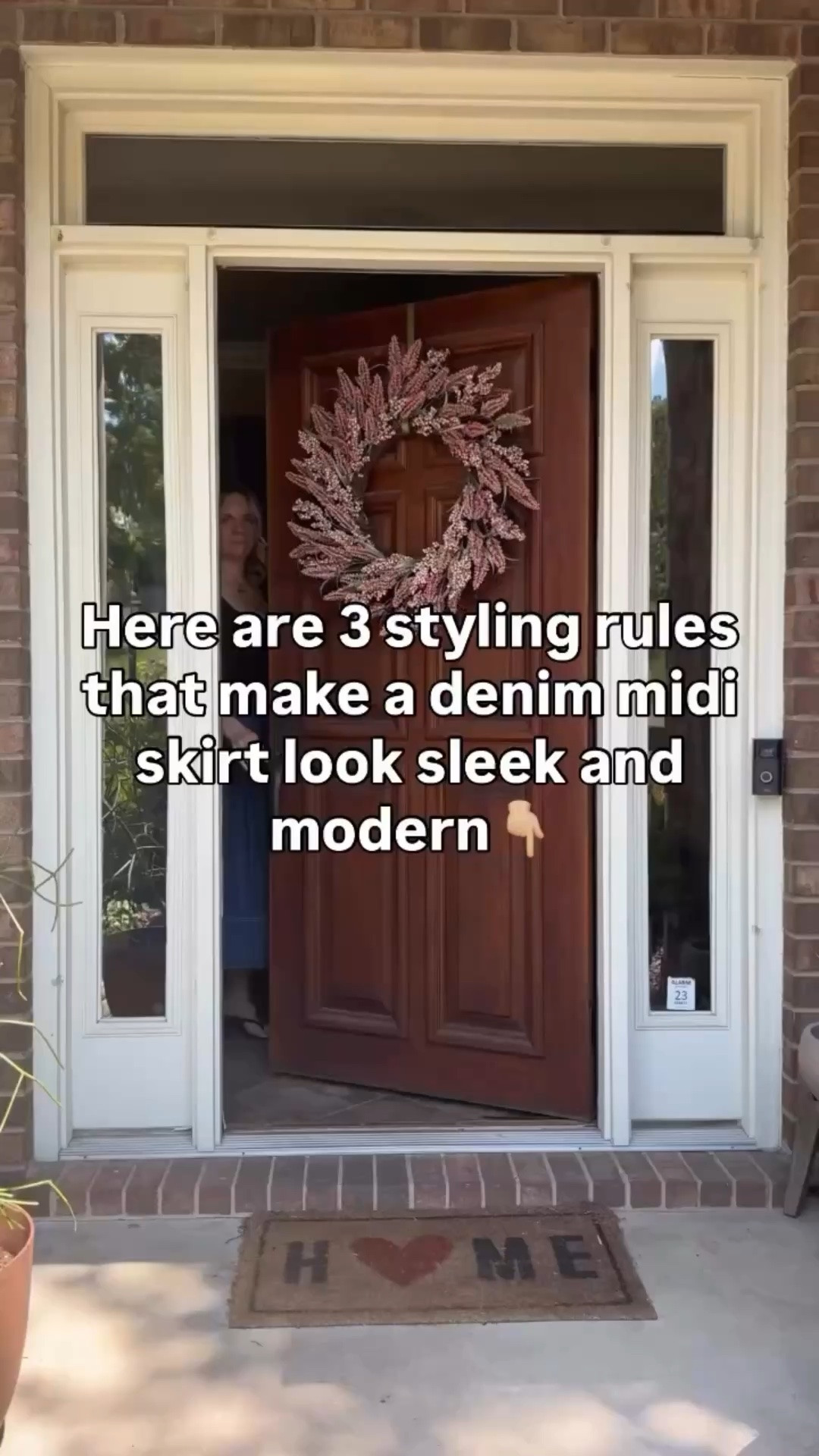 Here are 3 styling rules that make a denim midi skirt look sleek and modern — not costumey 👇

1) Keep the top sleek and fitted. A bodysuit or fitted tank tucked in eliminates bulk at the waist and lets the skirt be the focal point. The more relaxed the skirt, the more intentional the top needs to be. This is the rule that makes or breaks the whole look.

2) Let your shoes do the elevating. A kitten heel sandal, a loafer, or a pointed flat instantly modernizes a denim skirt in a way that a casual flat or sneaker just can’t. Your shoe choice is what separates “effortlessly chic” from “accidentally casual.”

3) Add one structured accessory. A great bag, a sleek pair of sunglasses, a gold necklace stack — one polished detail signals that you got dressed on purpose. It’s the difference between a denim skirt that looks thrown together and one that looks completely intentional.

OOTD heading out for a personal shopping appointment with a client ✨ Black bodysuit + denim midi skirt + black thong kitten heel sandals. The skirt is new and still shoppable — linked it along with the rest of the look below! 👇

Comment SHOP below to receive a DM with the link to this post on my LTK ⬇ https://liketk.it/69Y8f #ltkootd #ltkdayinmylife #ltkover40