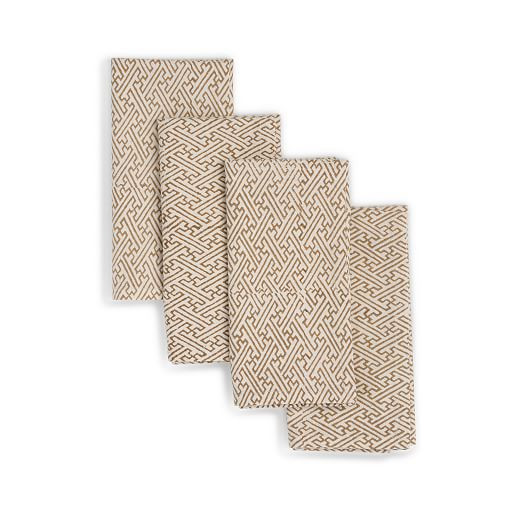 Artisan Block-Print Cotton Napkins (Set of 4) | West Elm (US)