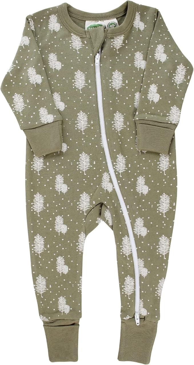 PARADE Organic Signature Print '2-Way' Zip Romper - Long Sleeve | Amazon (US)