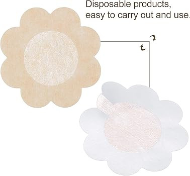 Nipple Covers 30 Pairs Nipple Breast Covers Disposable Petal Nipple Pasties for Women Girls Party | Amazon (UK)