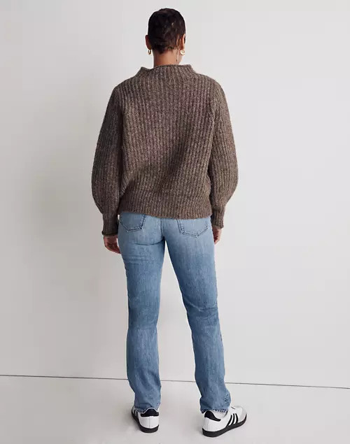 Loretto Mockneck Pullover Sweater | Madewell