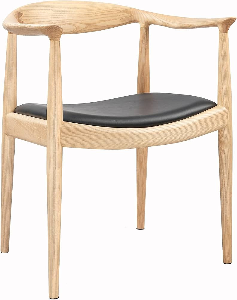 Kennedy Armchair, Mid Century Modern Dining Chairs (Natural) | Amazon (US)