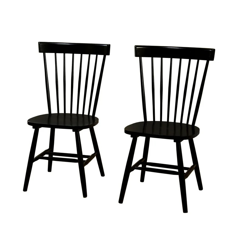 Venice Chair, Set of 2, Black Color | Walmart (US)