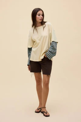 Stripe Twofer Long Sleeve | Daydreamer