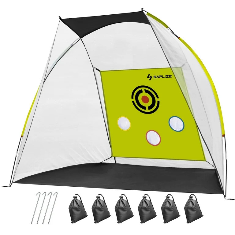 SAPLIZE Impact Resistant Golf Net, 20% Larger Opening Area Golf Hitting Nets for Backyard Driving... | Walmart (US)